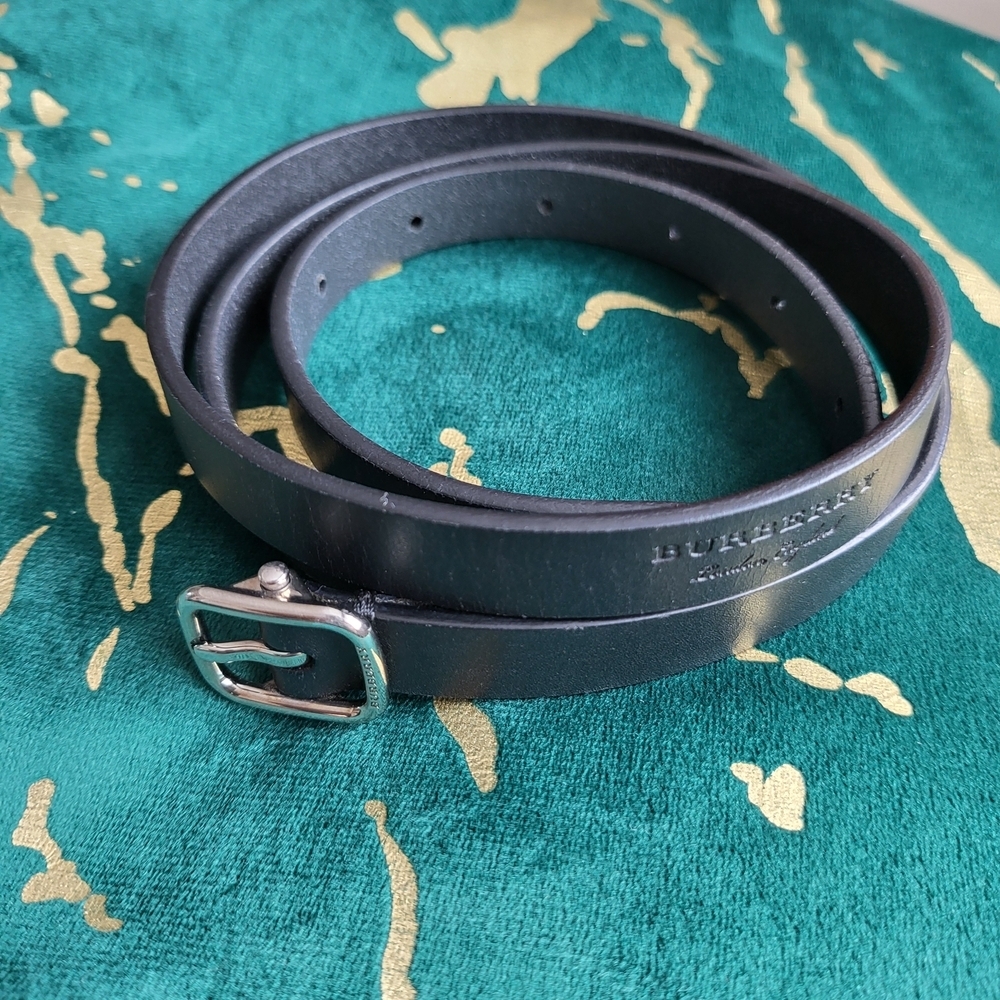 Burberry DarkLeather Belt - Picture 1 of 7